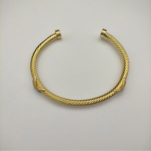 David Yurman Gold Cable Bracelet